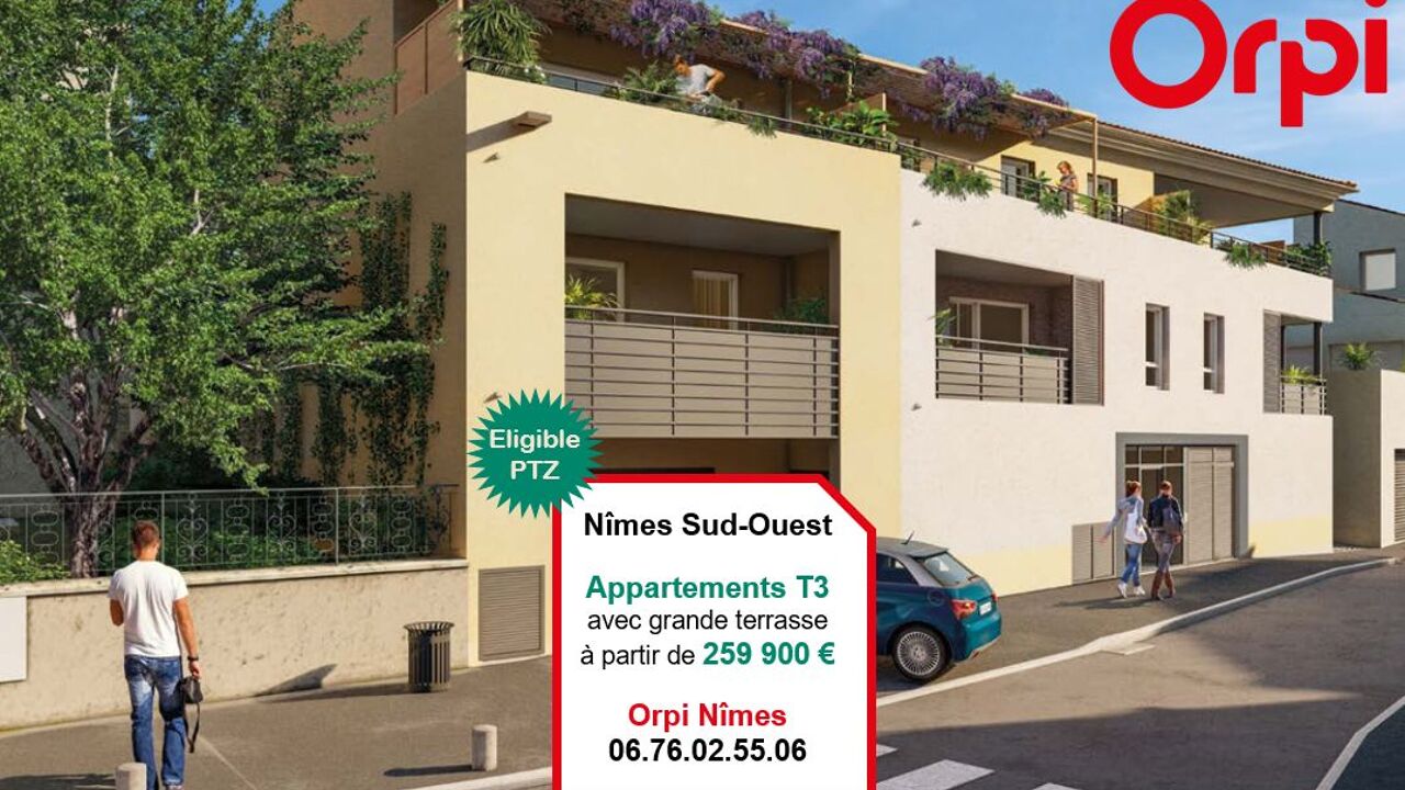 appartement 3 pièces 67 m2 à vendre à Nîmes (30900)