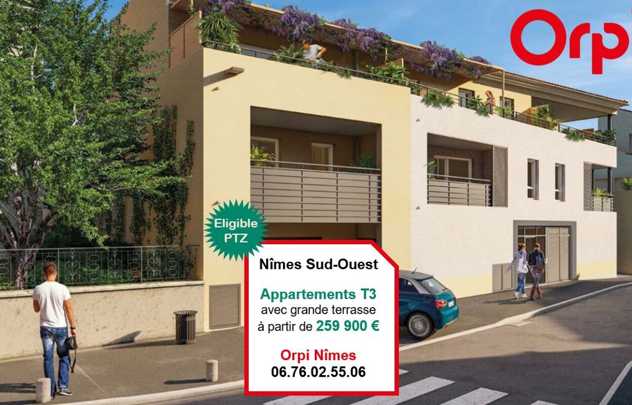 appartement 3 pièces 67 m2 à vendre à Nîmes (30900)