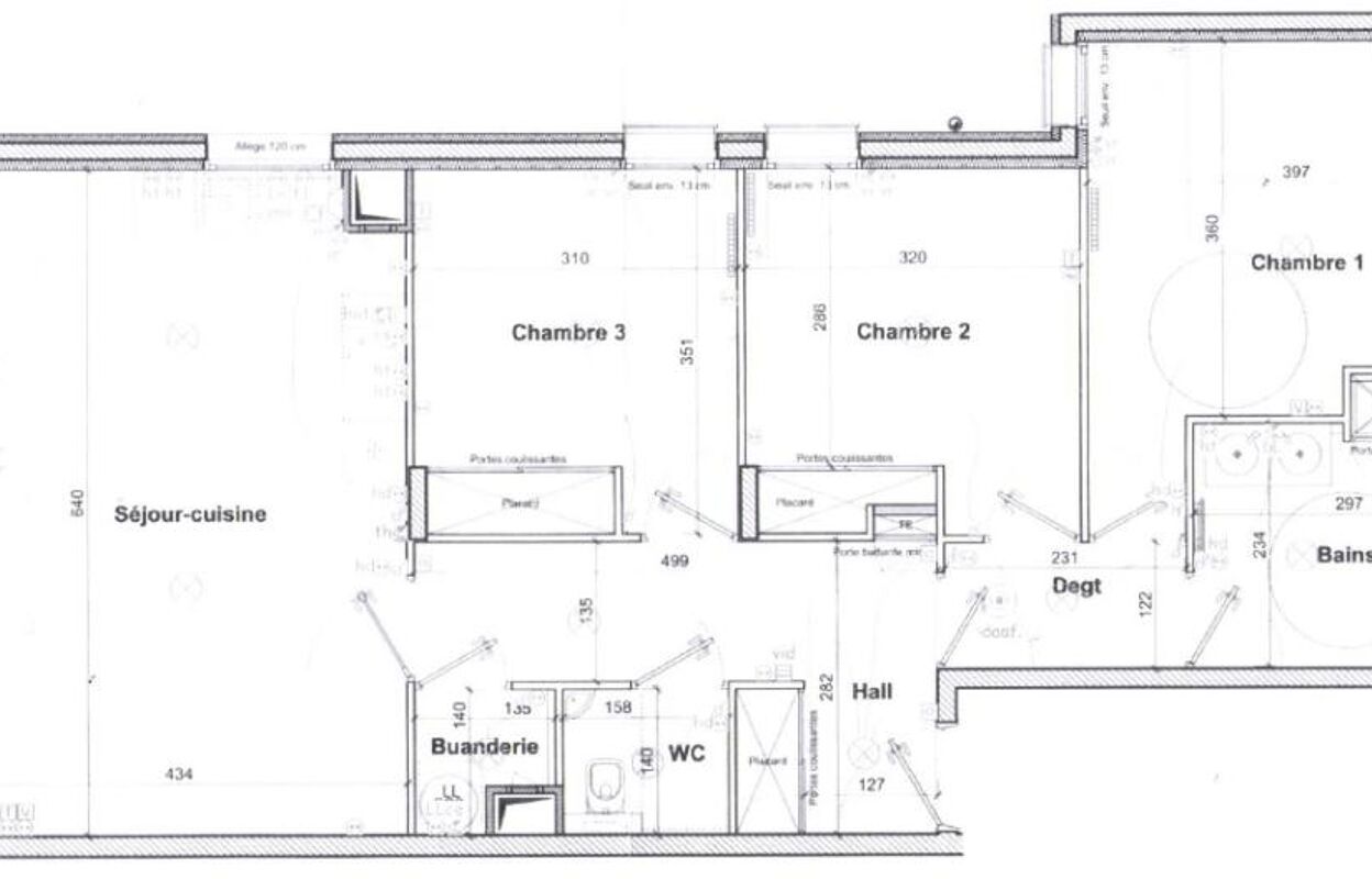 appartement 4 pièces 87 m2 à louer à Villeurbanne (69100)