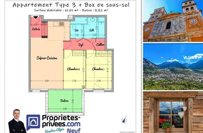 vente appartement 335 000 € à proximité de Puy-Saint-Vincent (05290)