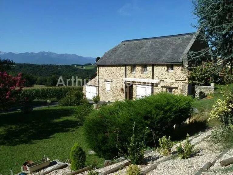 MAISON SANS VIS A VIS, VUE IMPRENABLE SUR LA CHAINE DES PYRENEES — photo 1