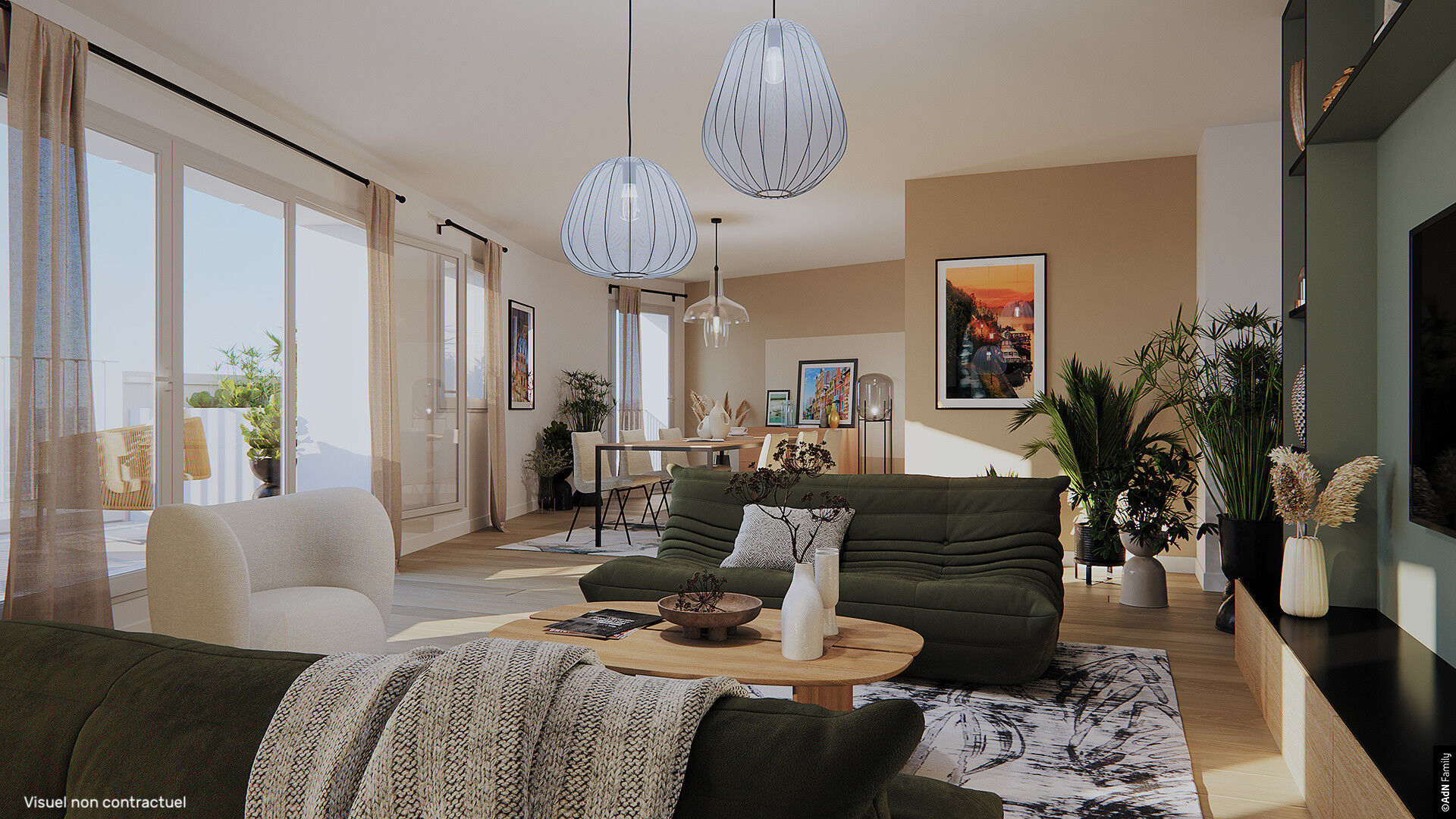 Appartement neuf 2 pièces 49 m²