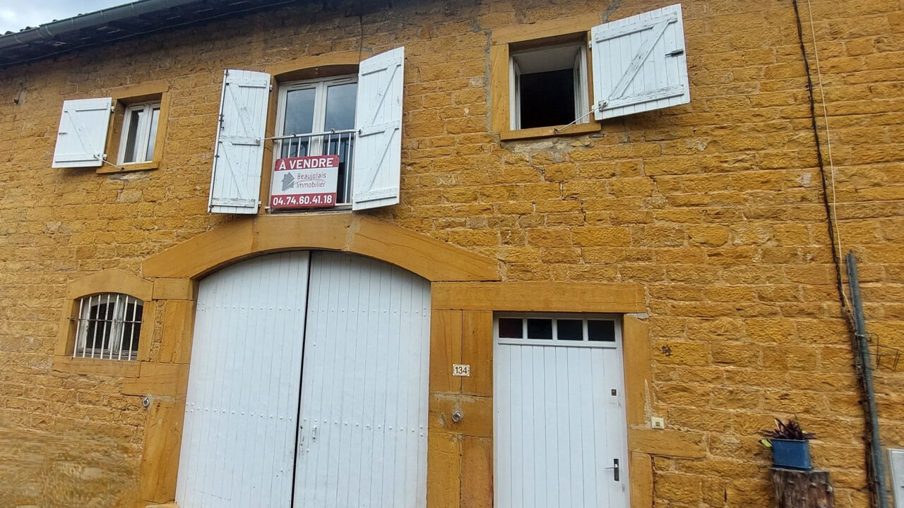 maison 3 pièces 60 m2 à vendre à Ville-sur-Jarnioux (69640)