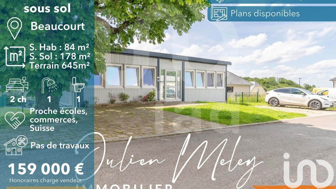 maison 3 pièces 84 m2 à vendre à Beaucourt (90500)