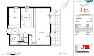 Appartement 3 Pièces  m² à vendre à Saint-Alban-Leysse (73230)