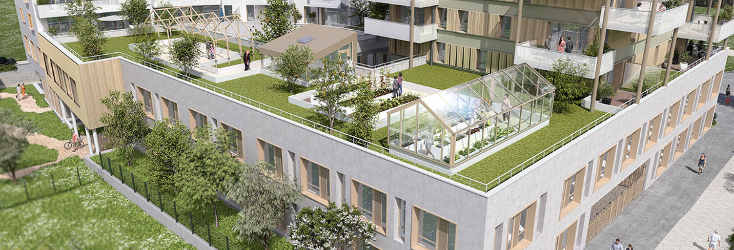 Appartement neuf T3, T4, T5 Pièce 65 à 97 m² à vendre à Saint-Herblain (44800)