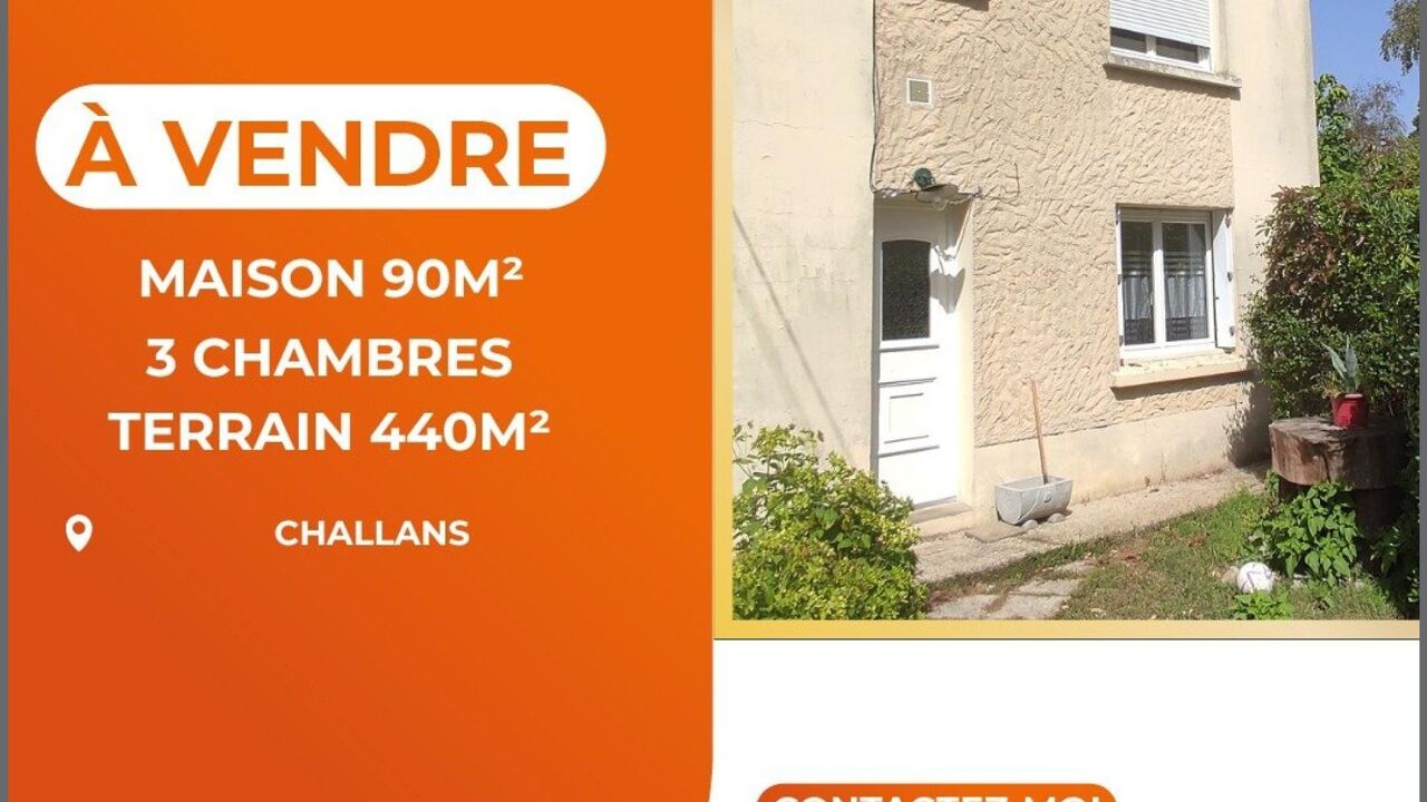 maison 5 pièces 90 m2 à vendre à Challans (85300)