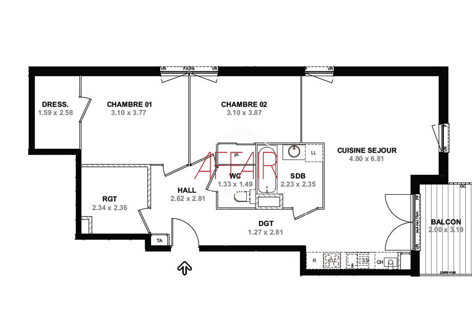 APPARTEMENT T3 - 76 M2 - NEYDENS 74160 — photo 1
