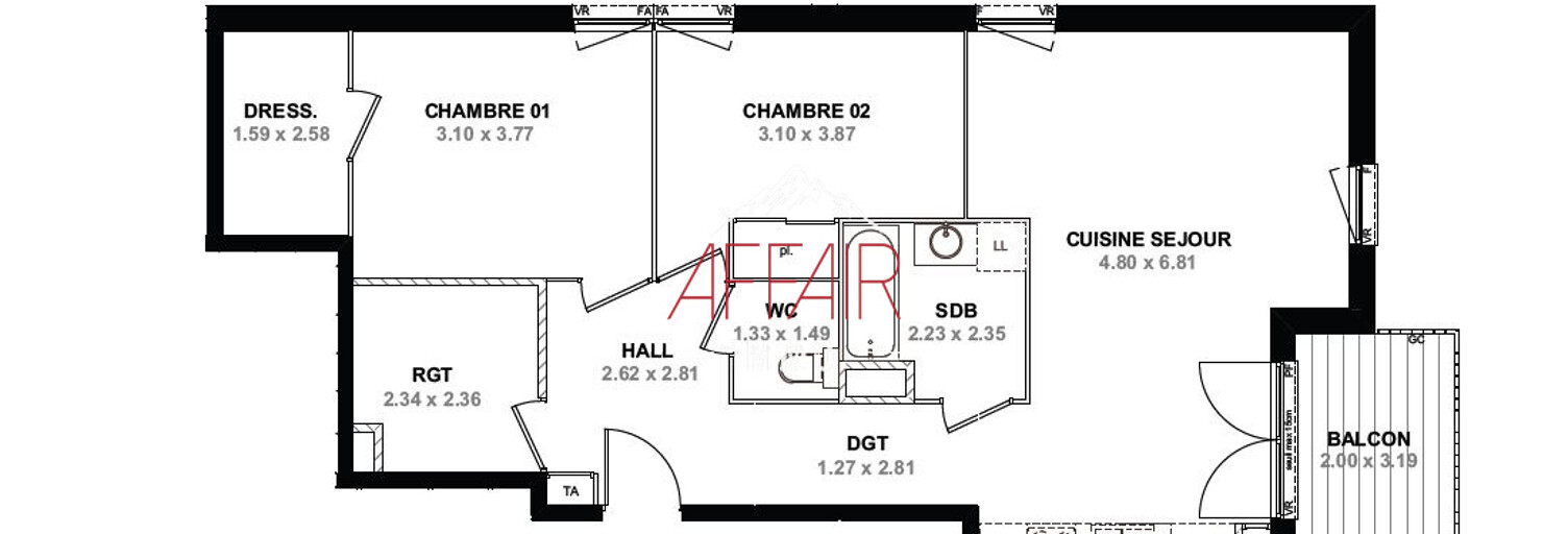 Appartement 3 Pièces 76 m² à vendre à Neydens (74160)