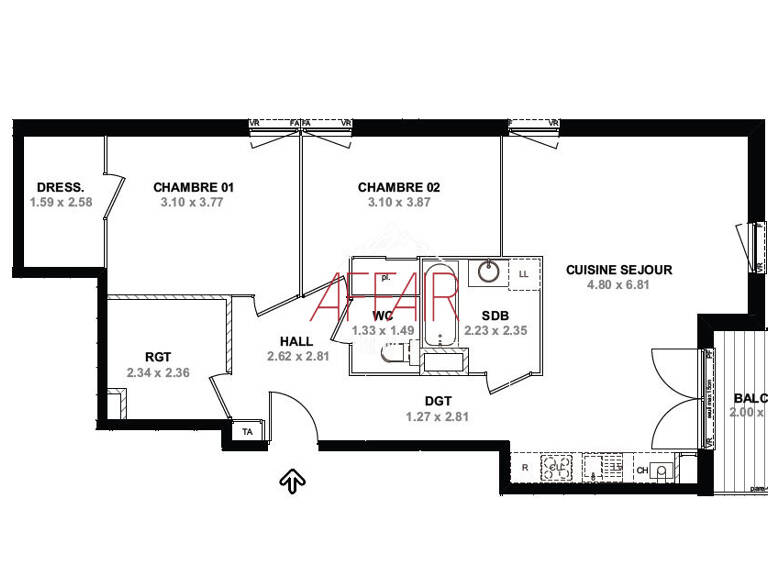 APPARTEMENT T3 - 76 M2 - NEYDENS 74160 — photo 1
