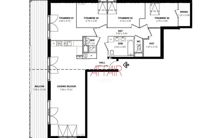 APPARTEMENT T5 - 114 M2 -  NEYDENS 74160 — photo 2
