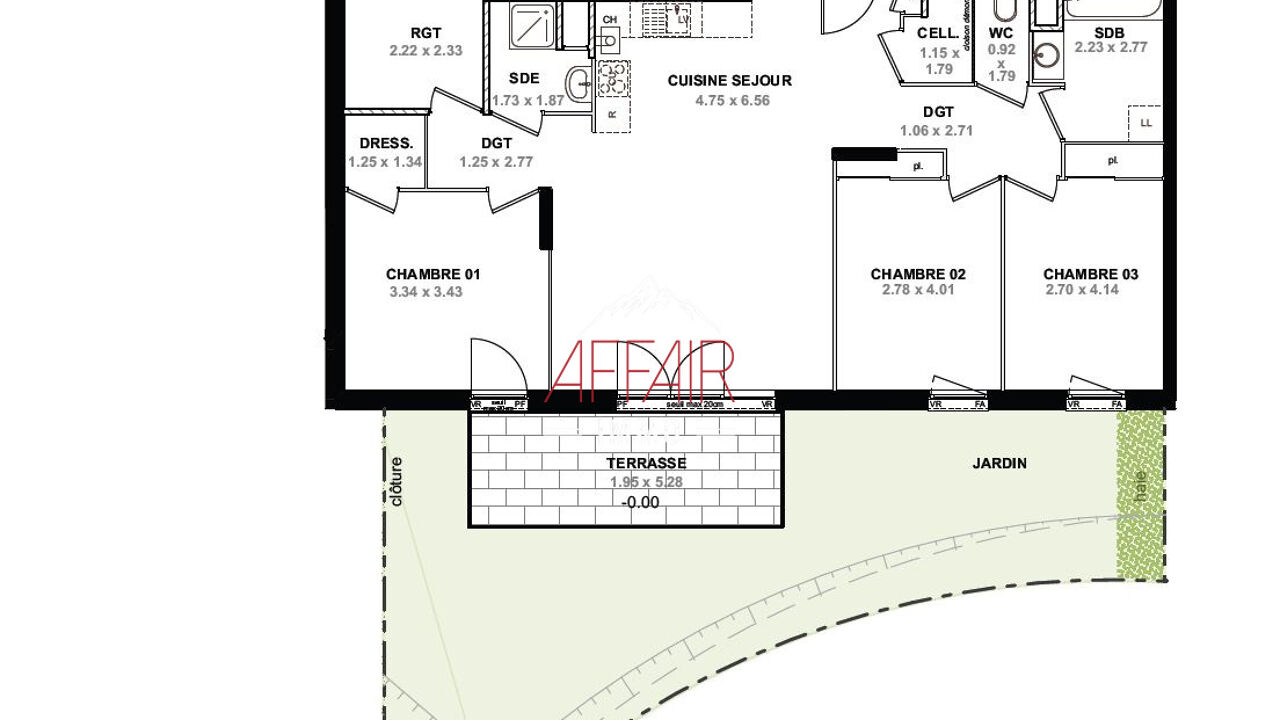 appartement 4 pièces 90 m2 à vendre à Neydens (74160)