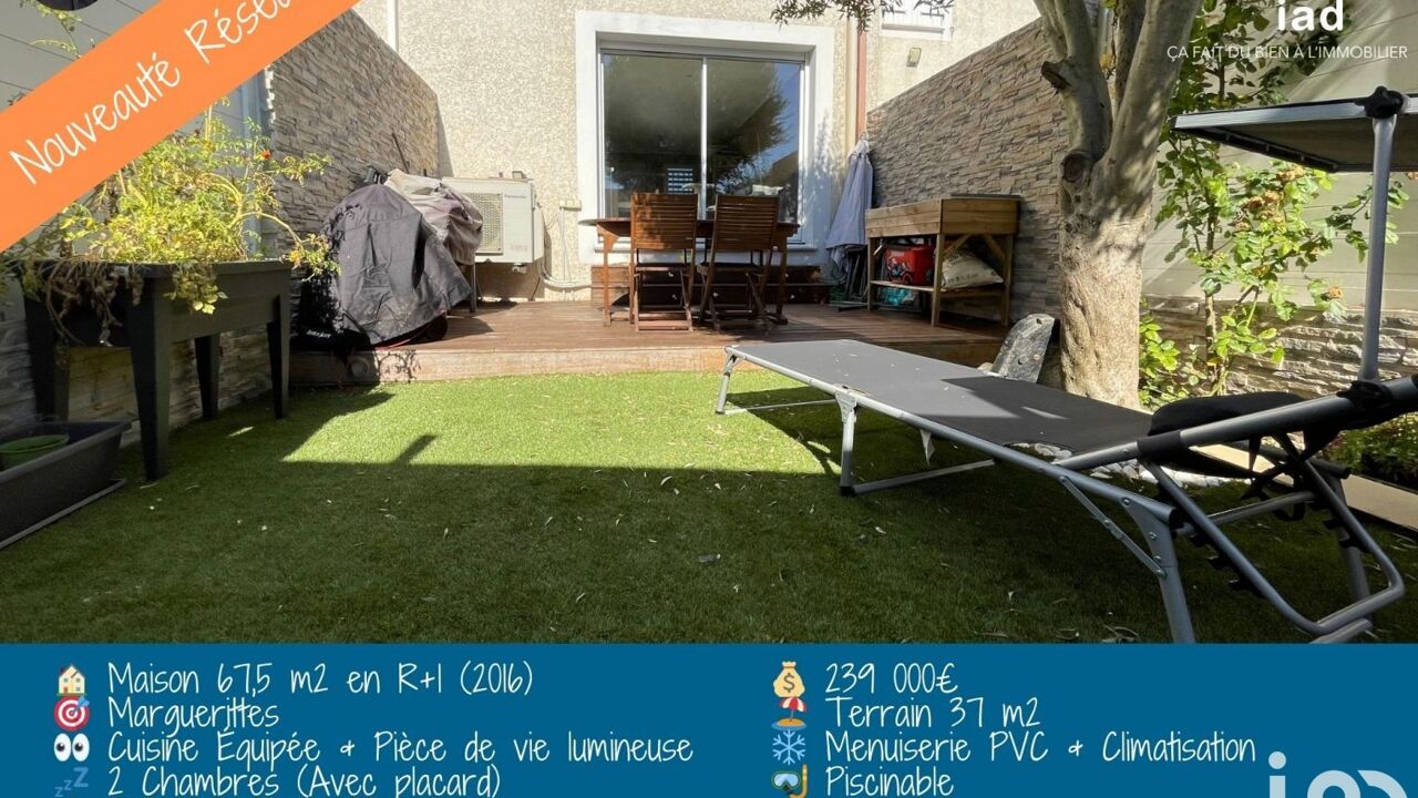 maison 3 pièces 68 m2 à vendre à Marguerittes (30320)