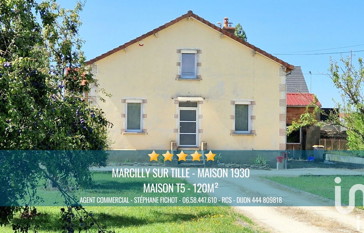 maison 5 pièces 120 m2 à vendre à Marcilly-sur-Tille (21120)