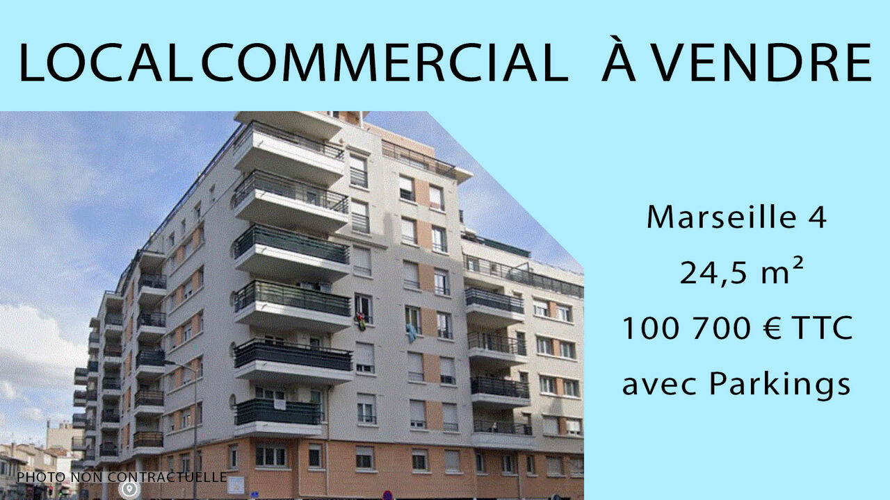 commerce  pièces 24 m2 à vendre à Marseille 4 (13004)