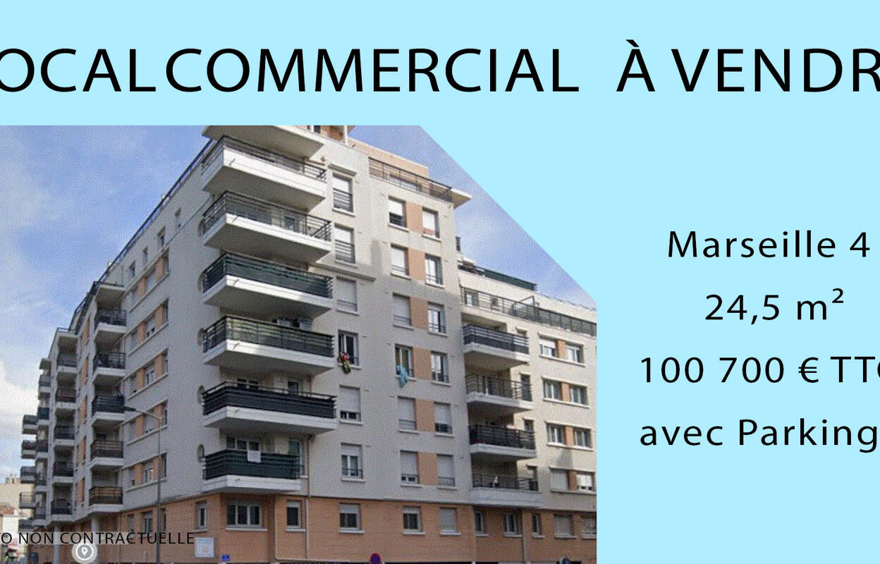 commerce  pièces 24 m2 à vendre à Marseille 4 (13004)