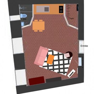 Appartement 1 pièces 550 €