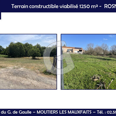 Terrain 1250 m²