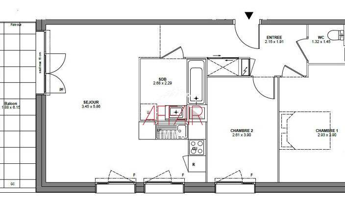 APPARTEMENT T3 - 74890 BONS EN CHABLAIS — photo 2