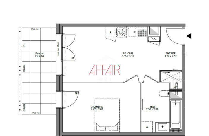 APPARTEMENT T2 - BONS EN CHABLAIS (74890) — photo 2
