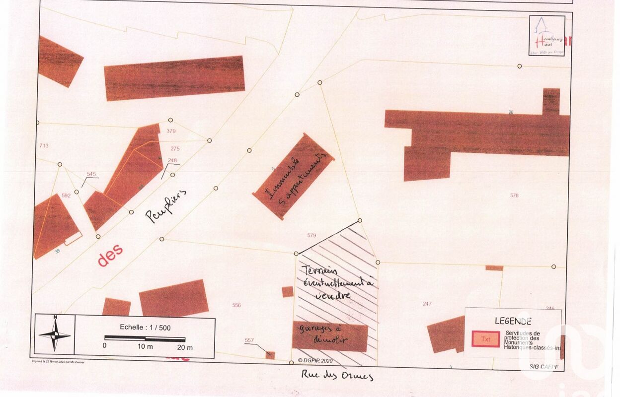 terrain  pièces 700 m2 à vendre à Hombourg-Haut (57470)