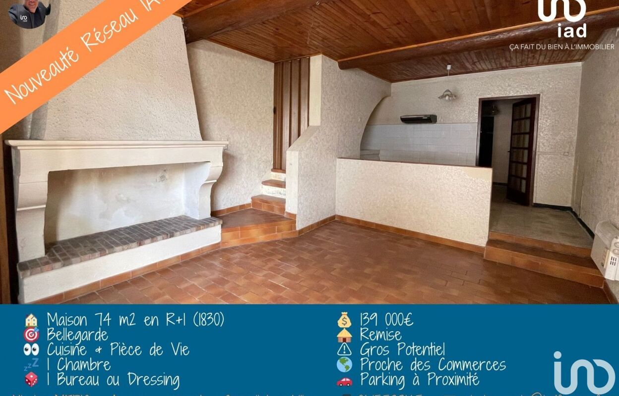 maison 3 pièces 74 m2 à vendre à Bellegarde (30127)