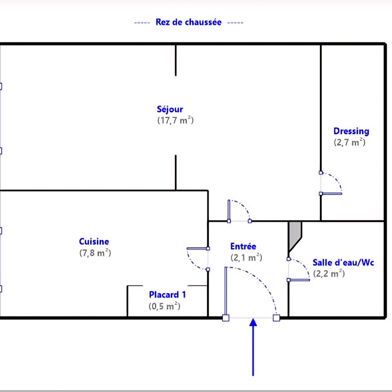 Appartement 2 pièces 33 m²