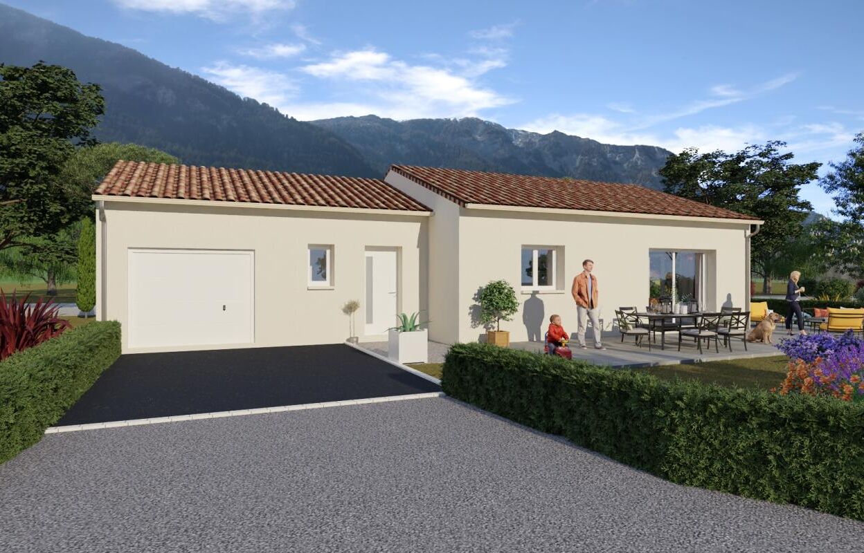 maison 90 m2 à construire à Allex (26400)