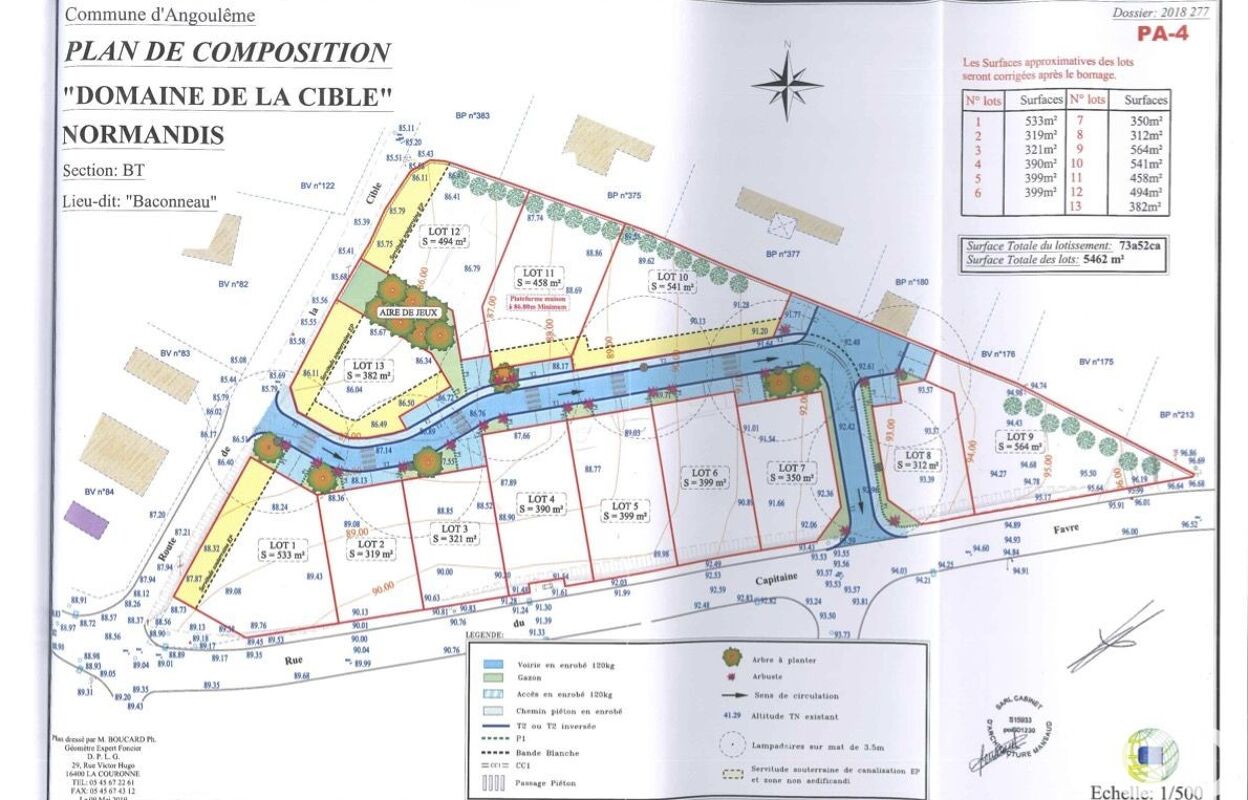 terrain  pièces 382 m2 à vendre à Angoulême (16000)