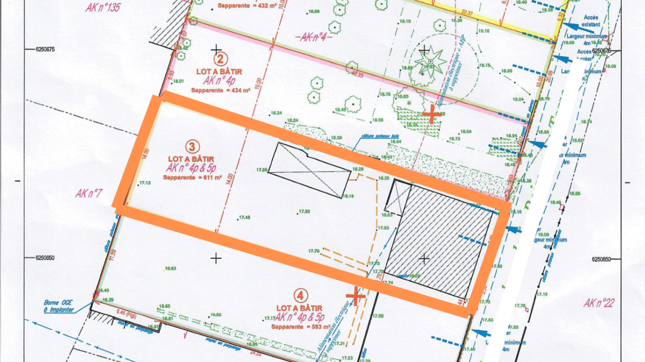 terrain  pièces 611 m2 à vendre à Loireauxence (44370)