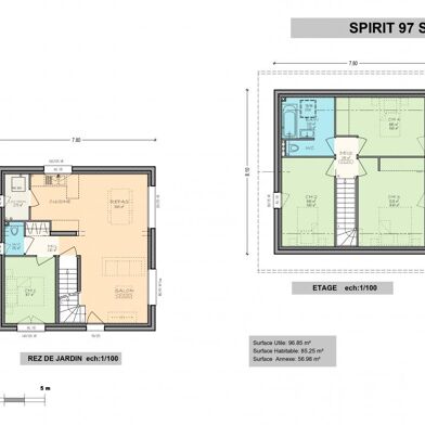 Maison à construire 5 pièces 97 m²