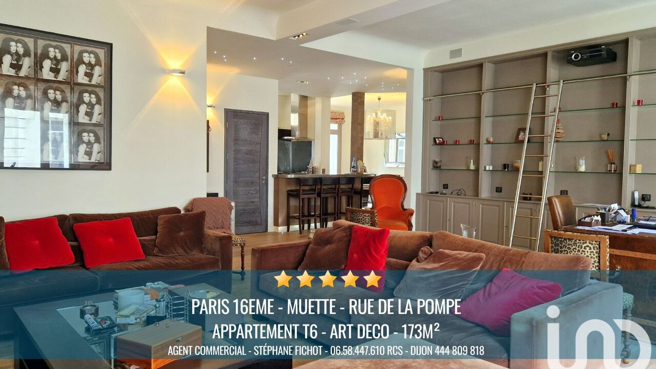 appartement 6 pièces 173 m2 à vendre à Paris 16 (75016)