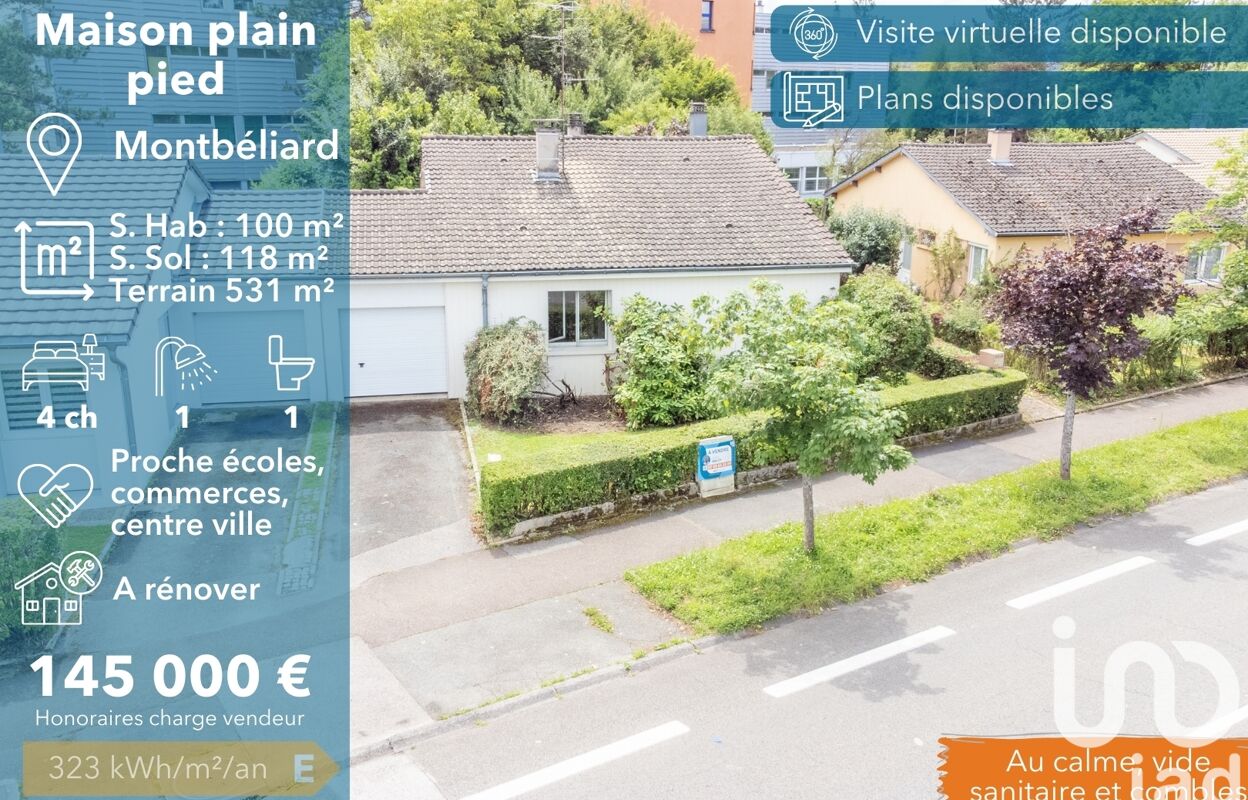 maison 6 pièces 100 m2 à vendre à Montbéliard (25200)