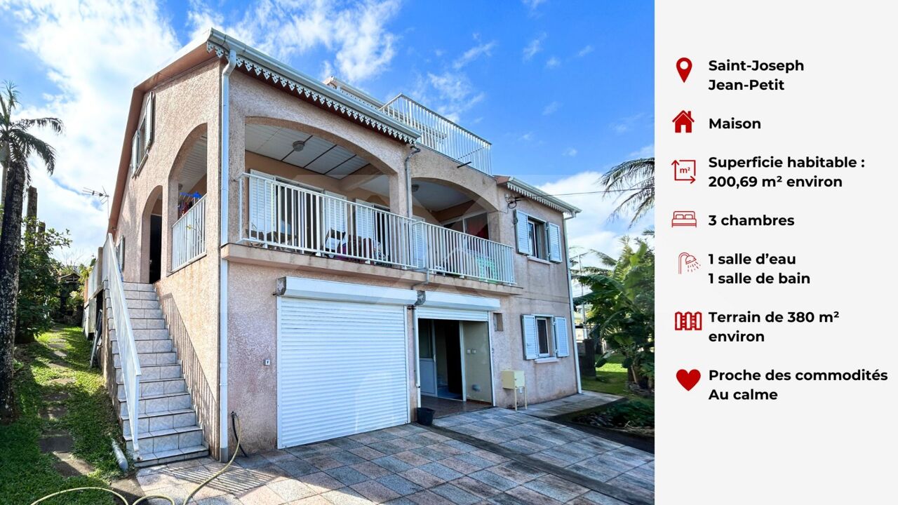 maison 4 pièces 200 m2 à vendre à Saint-Joseph (97480)