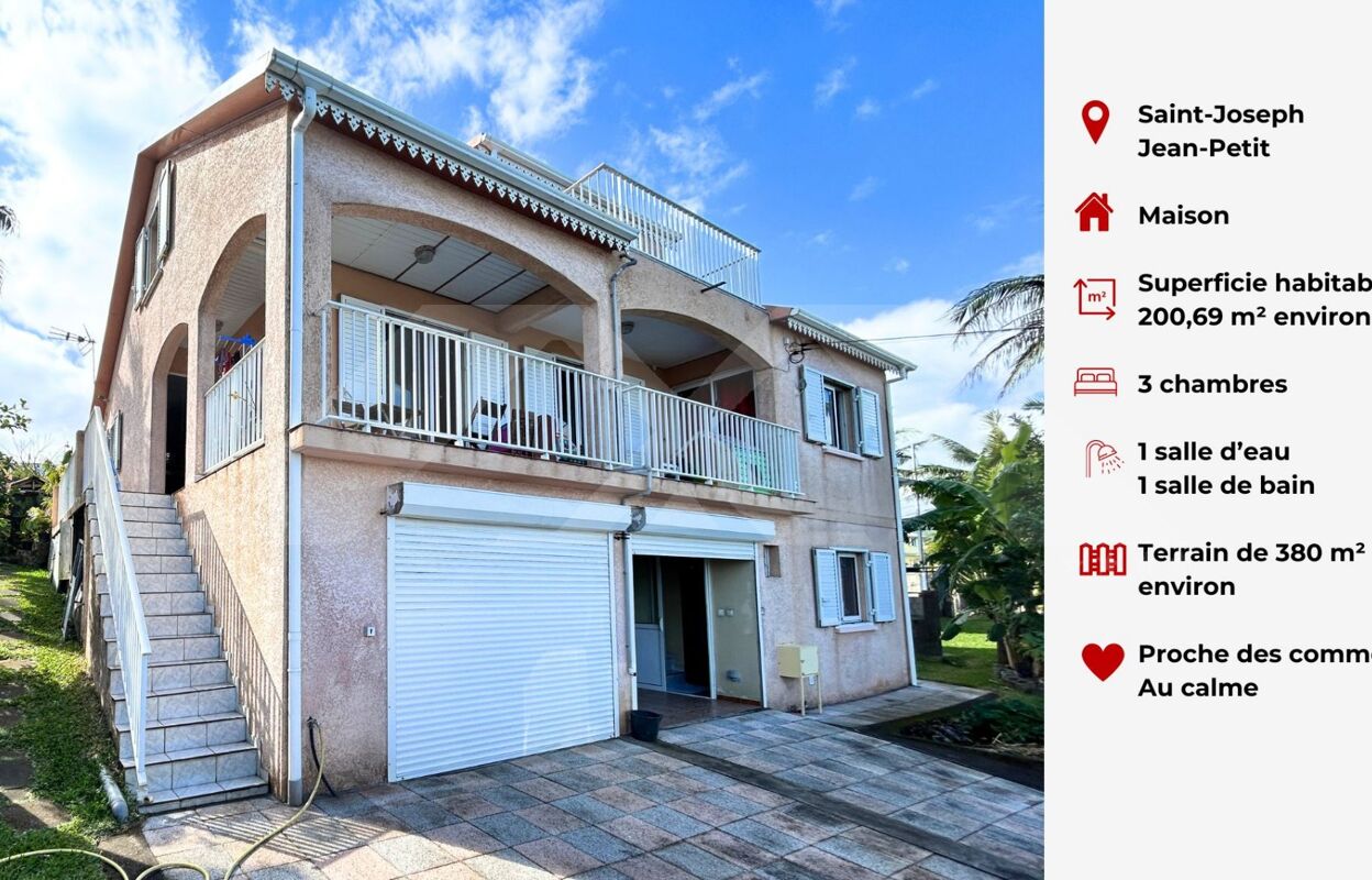 maison 4 pièces 200 m2 à vendre à Saint-Joseph (97480)