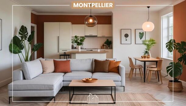 Appartement 3 pièces  à vendre Montpellier 34000