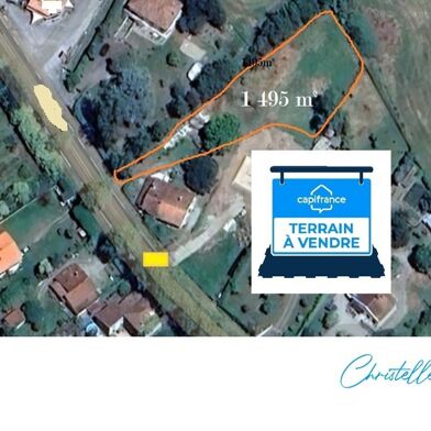 Terrain 1495 m²