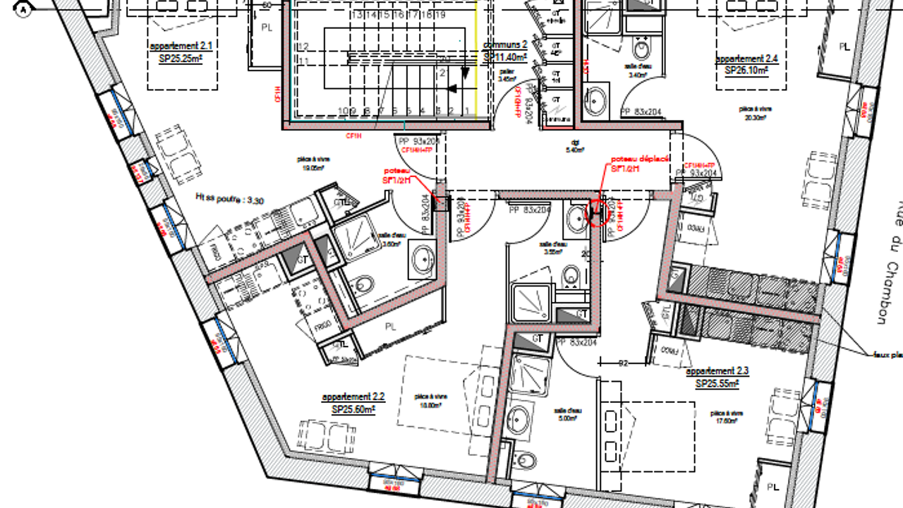 appartement 1 pièces 22 m2 à vendre à Aubière (63170)