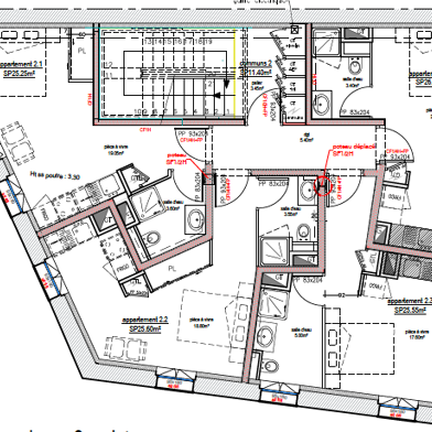 Appartement 1 pièce 22 m²