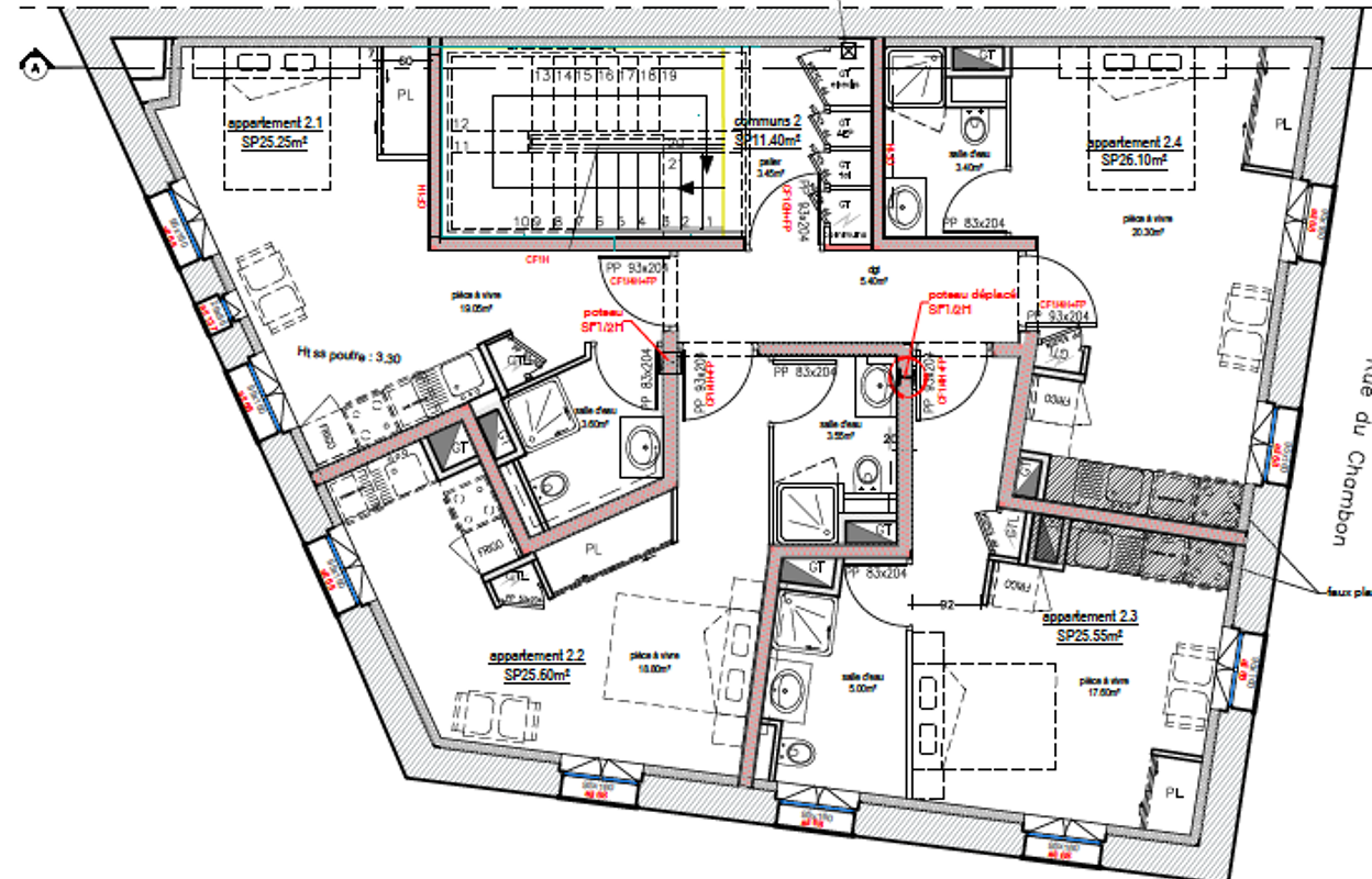 appartement 1 pièces 22 m2 à vendre à Aubière (63170)