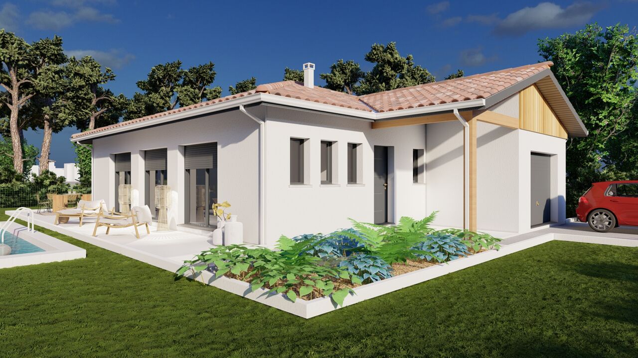 maison 112 m2 à construire à Linxe (40260)