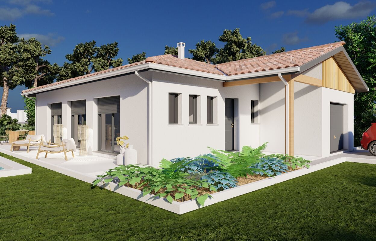 maison 112 m2 à construire à Linxe (40260)