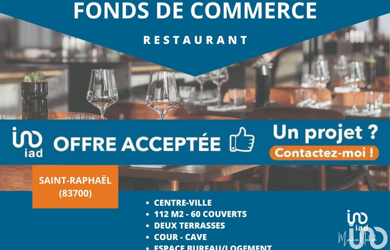 commerce  pièces 112 m2 à vendre à Saint-Raphaël (83530)