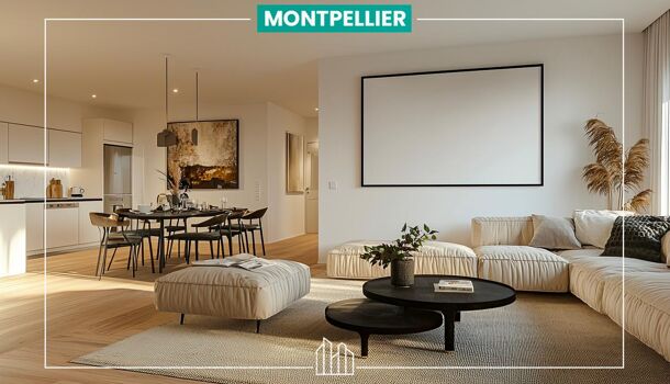 Appartement 3 pièces  à vendre Montpellier 34000