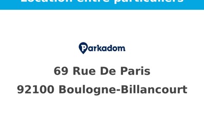 location garage 130 € CC /mois à proximité de Neuilly-sur-Seine (92200)