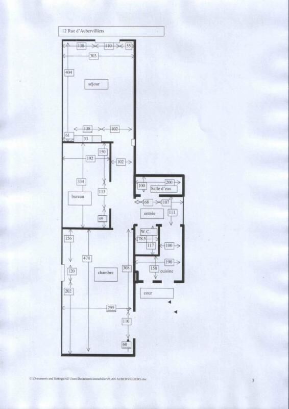 Appartement a louer paris-20e-arrondissement - 2 pièce(s) - 38 m2 - Surfyn