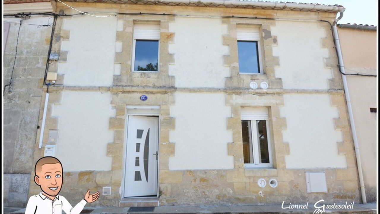 maison 3 pièces 75 m2 à vendre à Castillon-la-Bataille (33350)