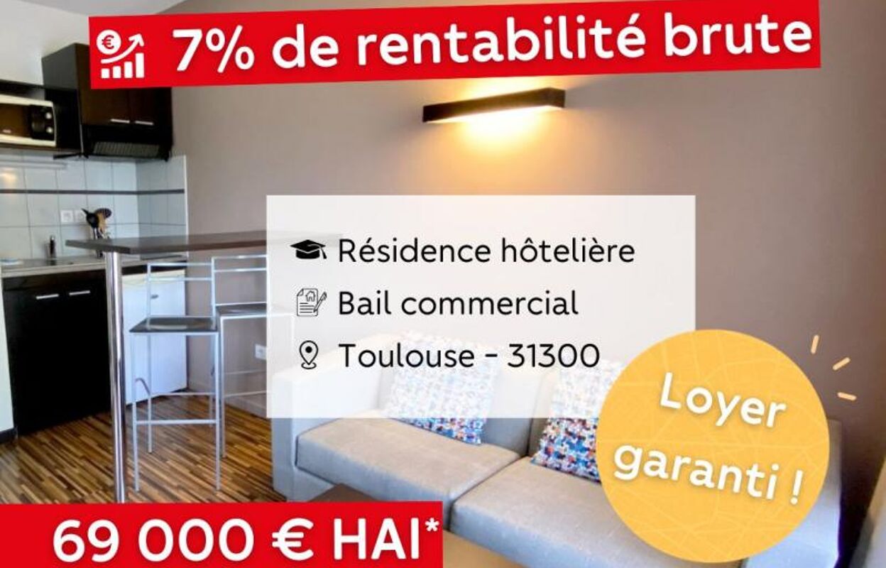 appartement 2 pièces 29 m2 à vendre à Toulouse (31300)