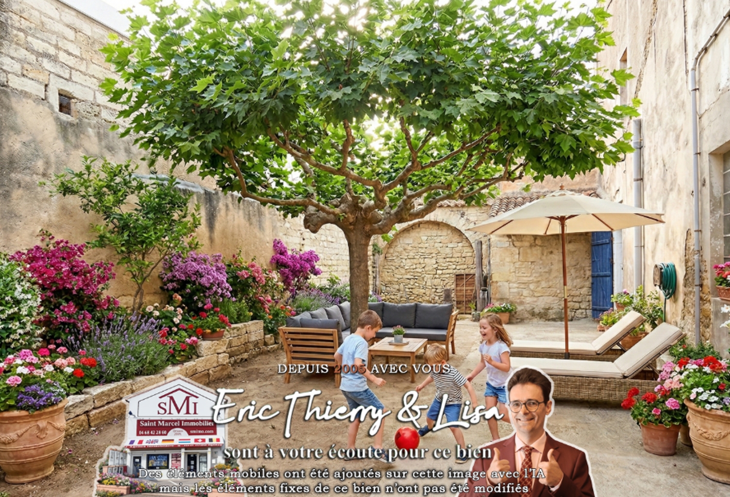 RARE à St Marcel, maison vigneronne avec jardin à rénover — photo 1