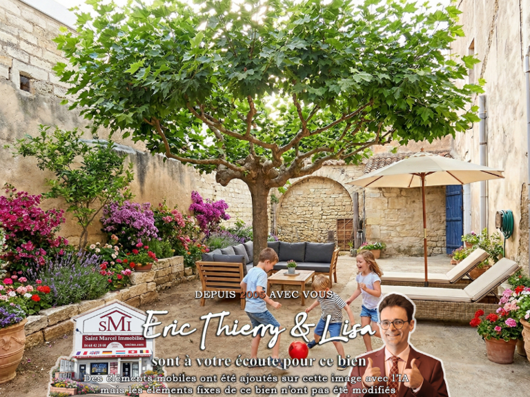 RARE à St Marcel, maison vigneronne avec jardin à rénover — photo 1